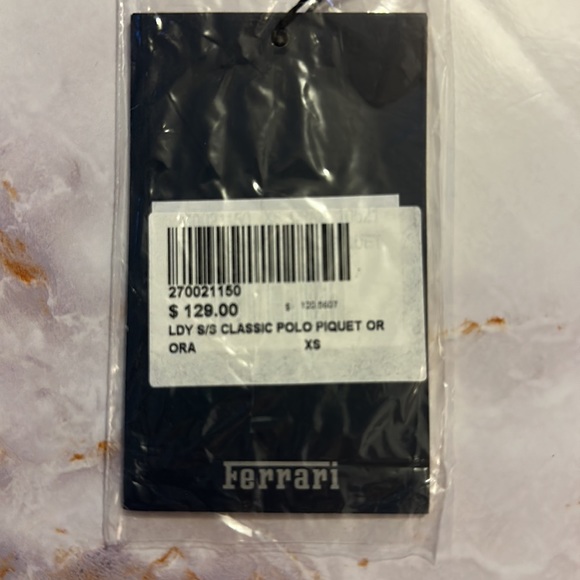 Ferrari lady s/s classic polo piquet Authentic - size XS - Picture 5 of 5